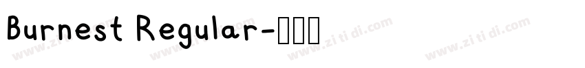 Burnest Regular字体转换